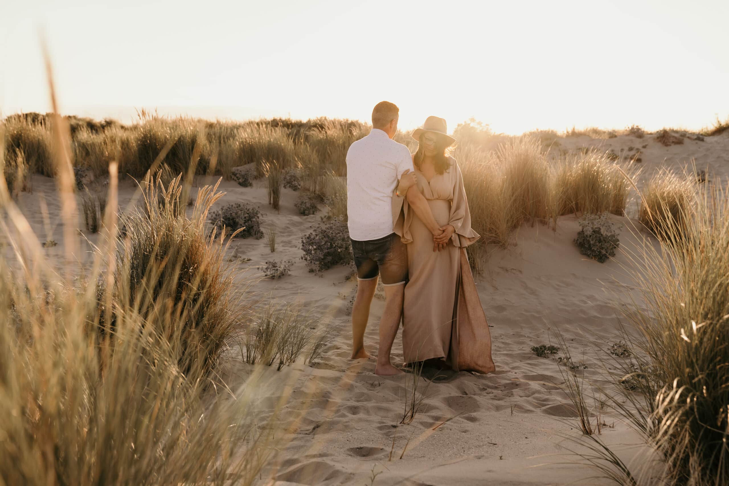 Zwangerschapsshoot duinen Hoek van Holland
