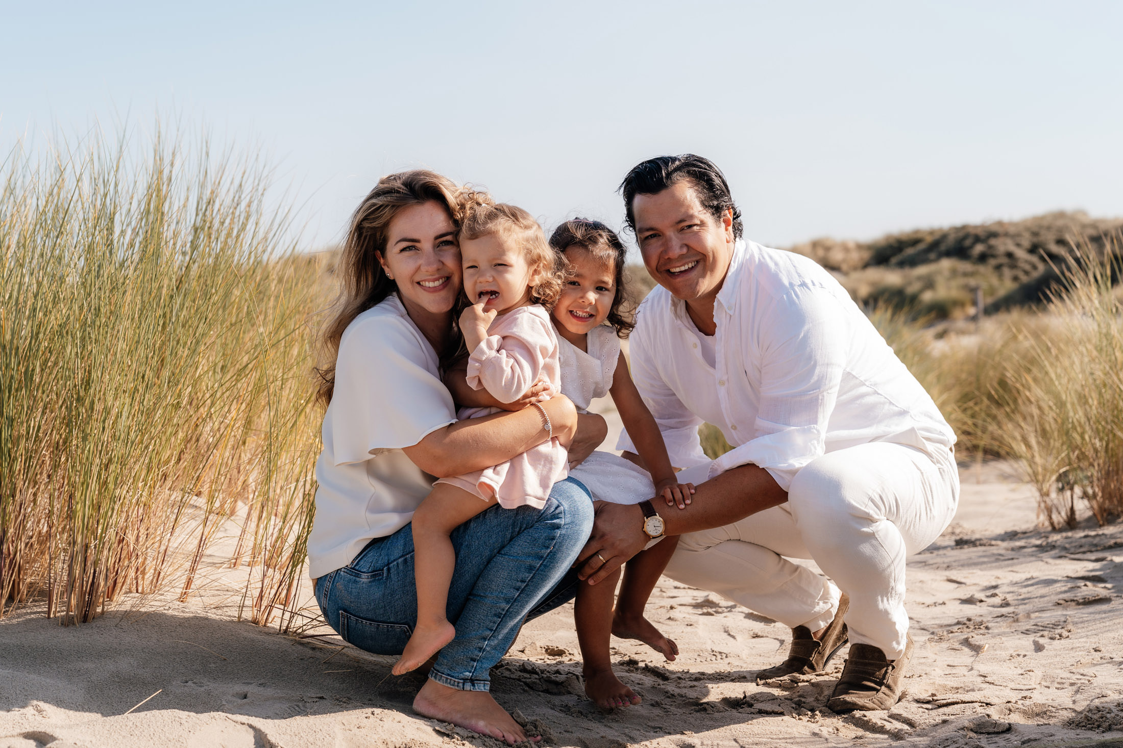 Gezinsshoot in de duinen en op het strand